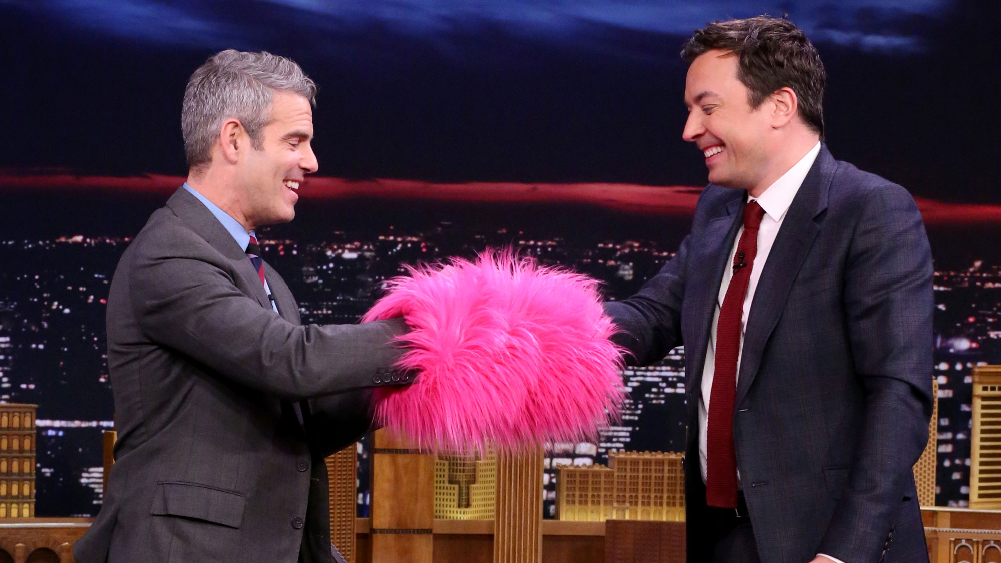 Watch The Tonight Show Starring Jimmy Fallon Interview Muff Of Truth With Andy Cohen And Jimmy 