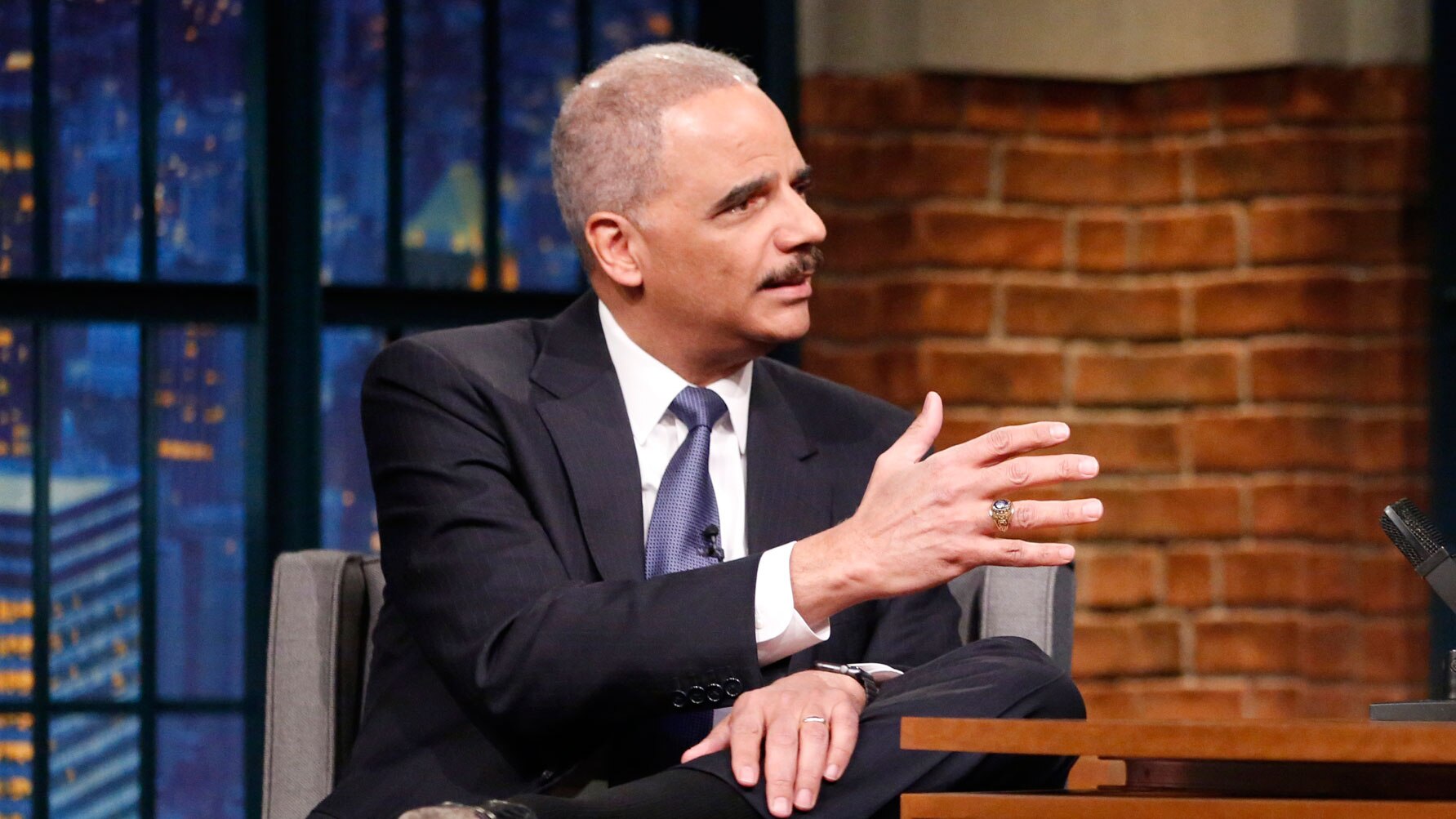 Watch Late Night with Seth Meyers Interview: Eric Holder ...