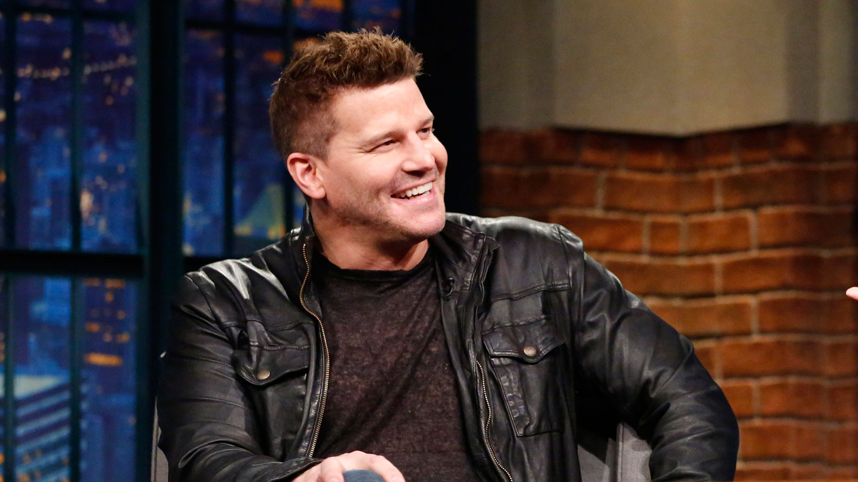 Watch Late Night with Seth Meyers Interview: David Boreanaz Looks Back at 1...