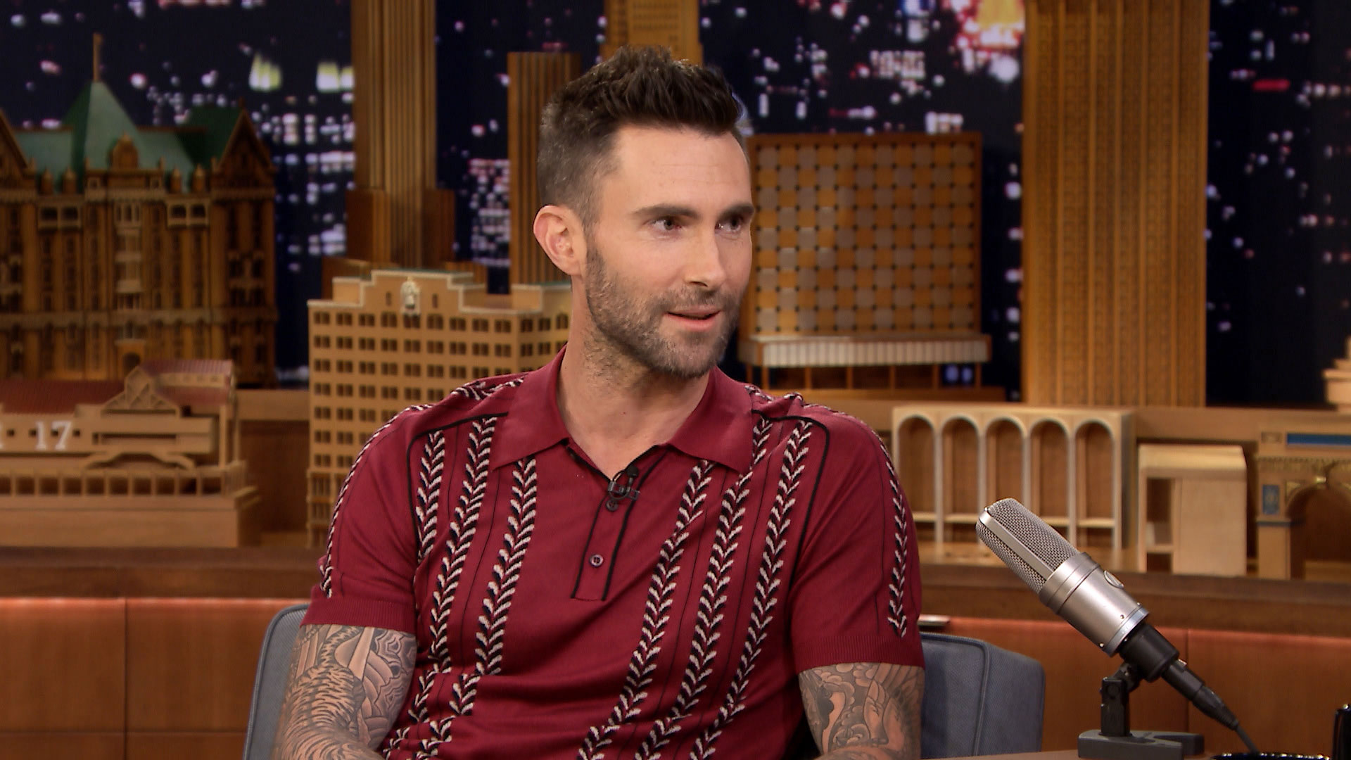 Watch The Tonight Show Starring Jimmy Fallon Interview Adam Levine