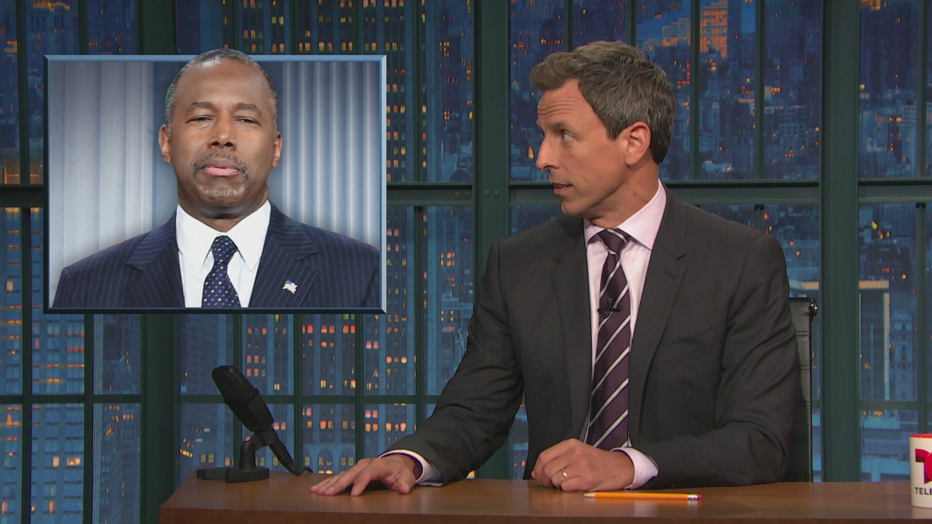 Watch Late Night with Seth Meyers Highlight The Check In HUD, Ben Carson and Hurricanes