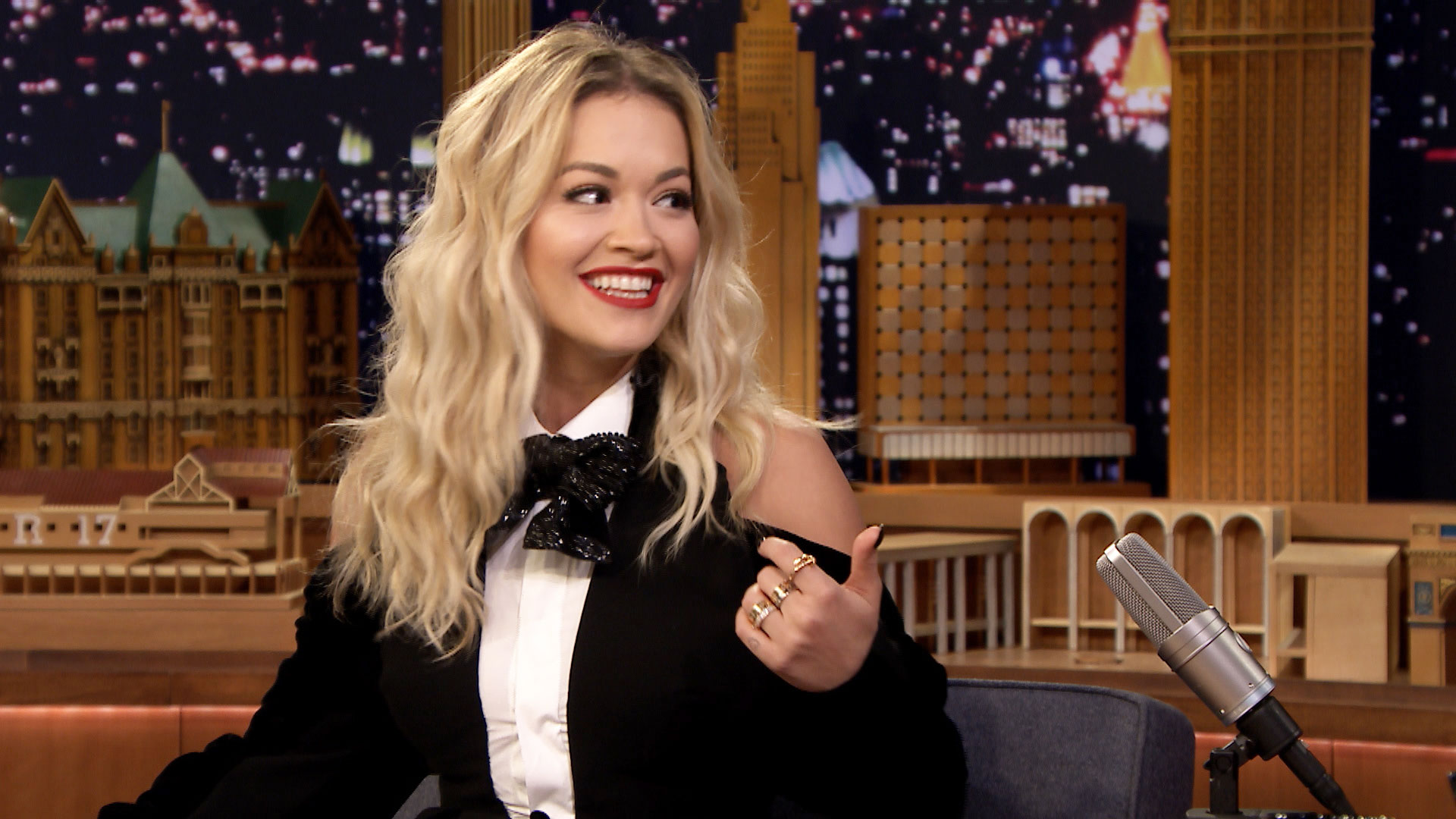 Watch The Tonight Show Starring Jimmy Fallon Interview: Rita Ora Dined
