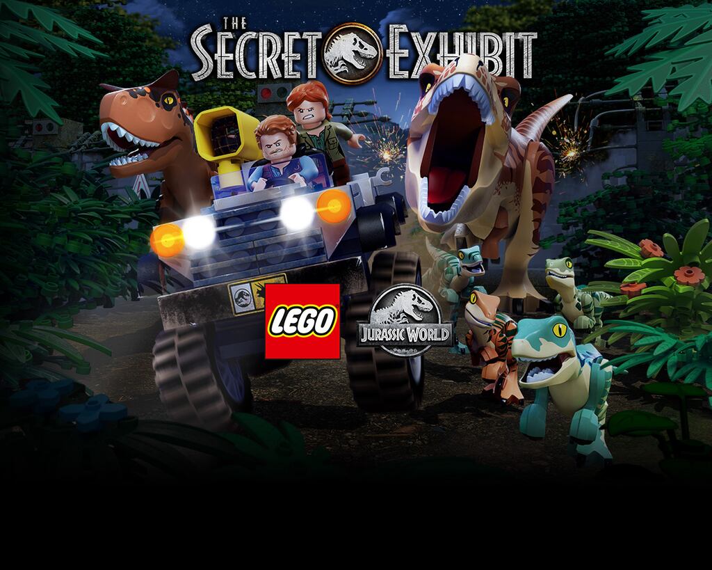 lego jurassic world exhibit