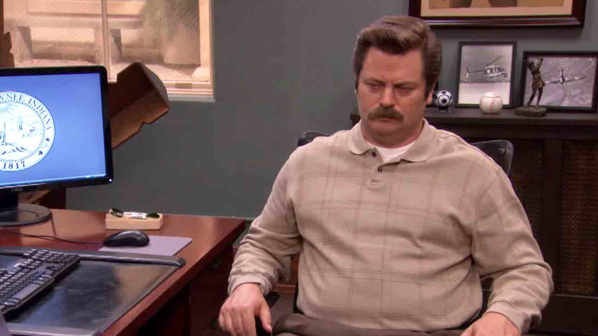 Watch Parks And Recreation Highlight The Ron Swanson School Of