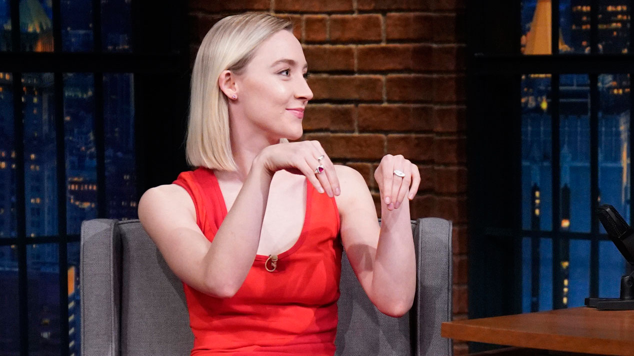 Watch Late Night with Seth Meyers Interview: Saoirse Ronan Formed a
