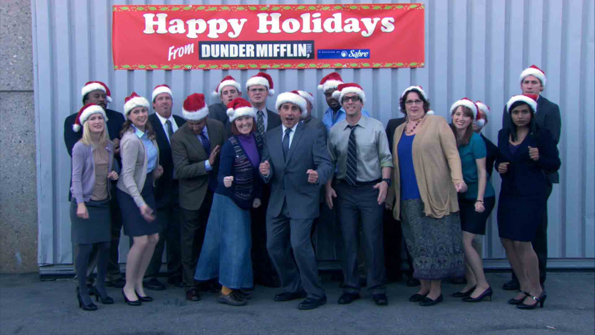 happy holidays from dunder mifflin shirt