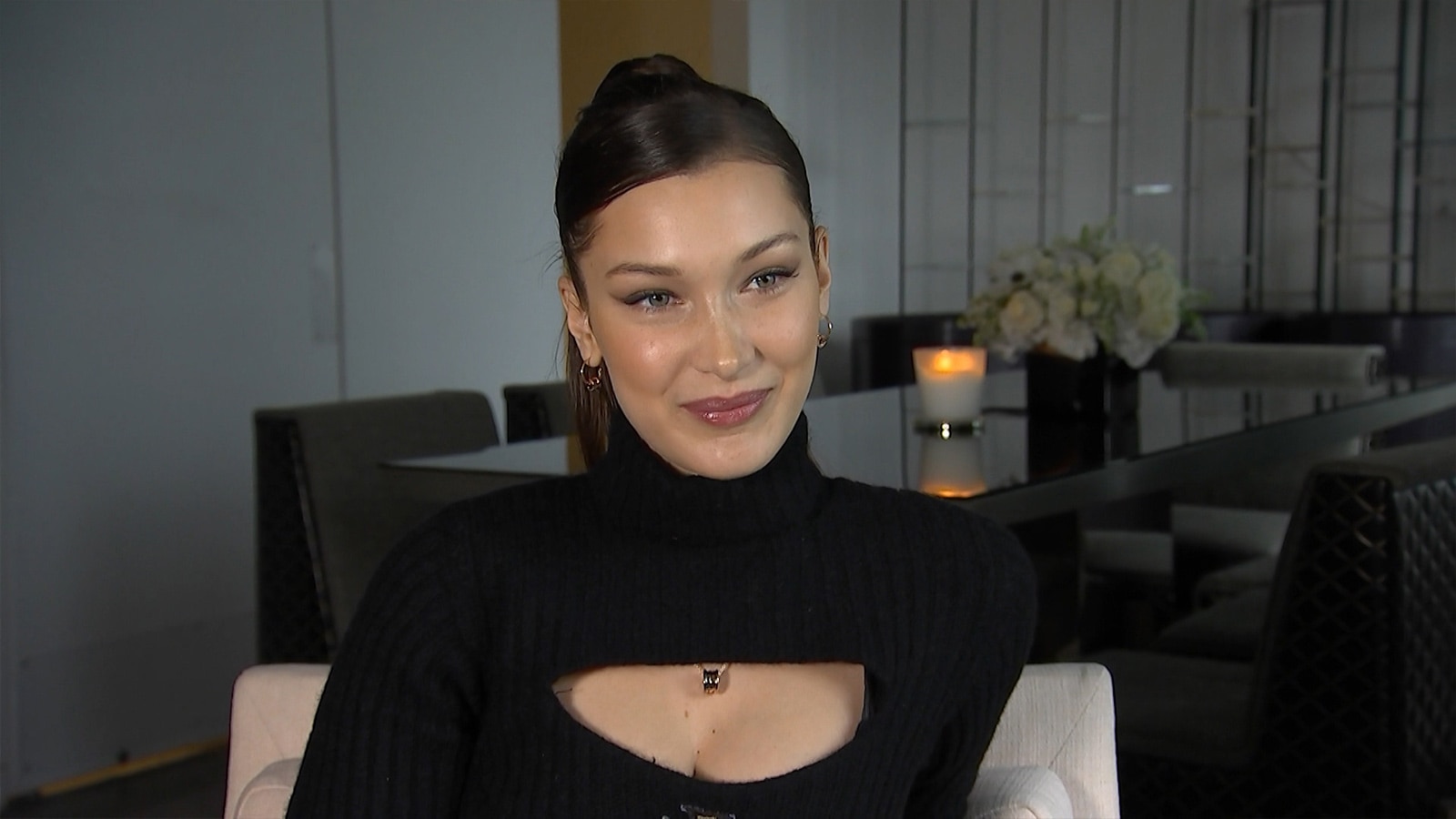 Watch Access Hollywood Highlight Bella Hadid Dishes On Eating Pizza