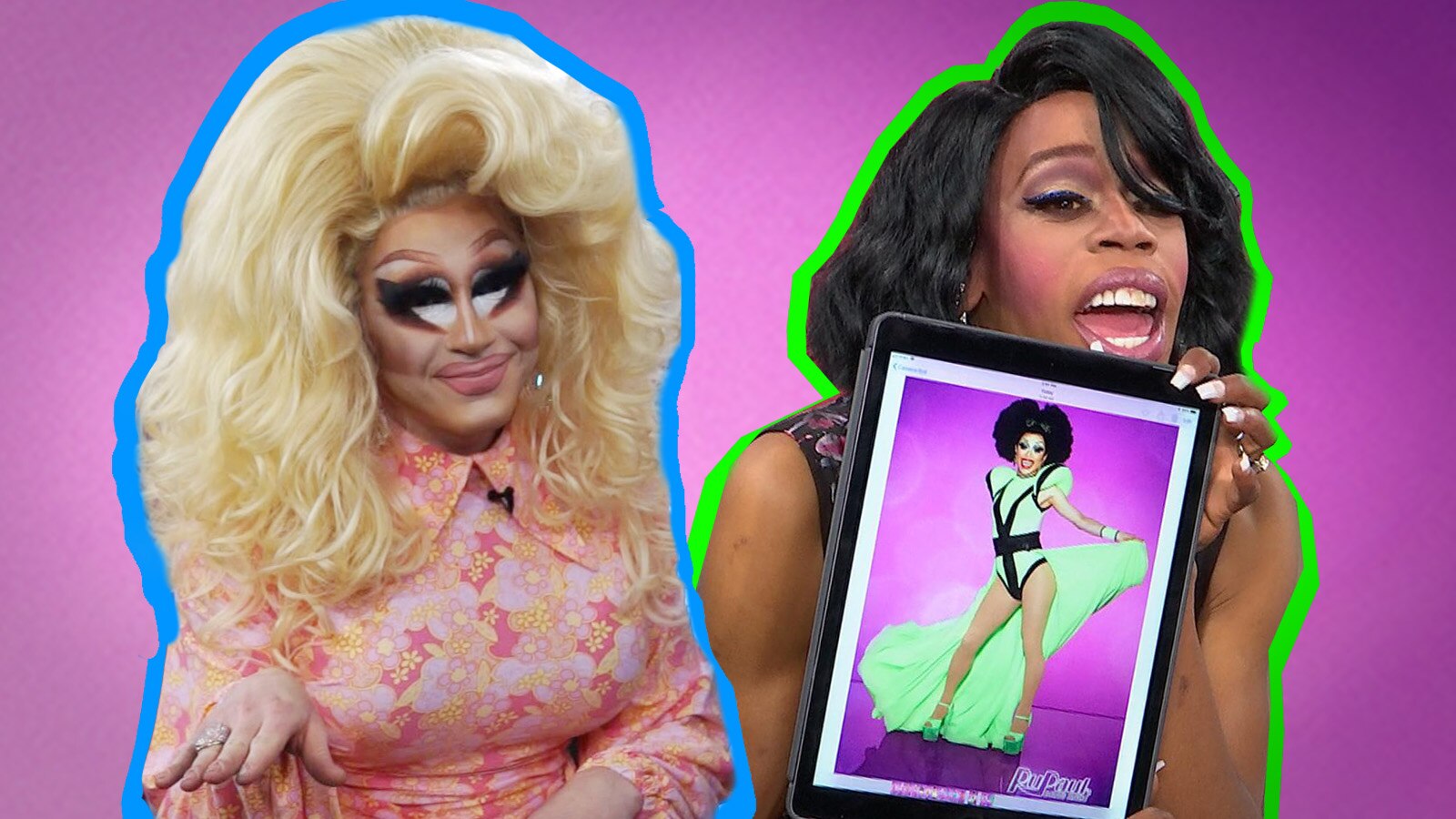 Watch Access Hollywood Interview Rupaul S Drag Race Season 10 Trixie Mattel Jasmine Masters Rate The New Queens Nbc Com