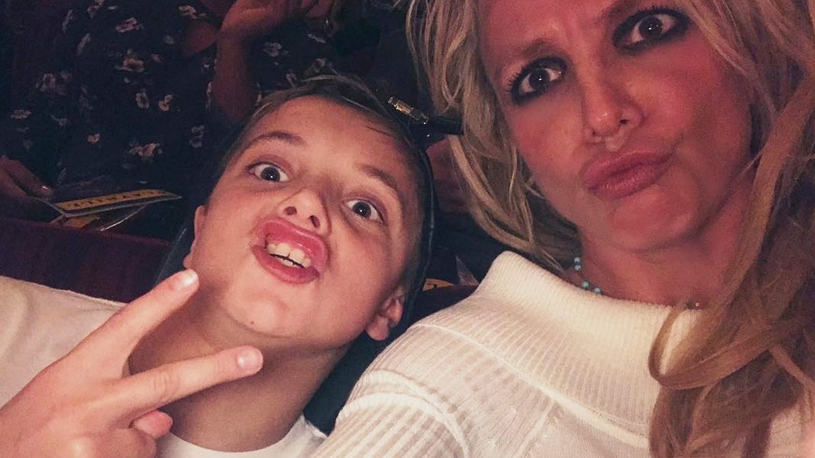 Watch Access Hollywood Interview Britney Spears Son Jayden James Hilariously Pranks Her In The 7777