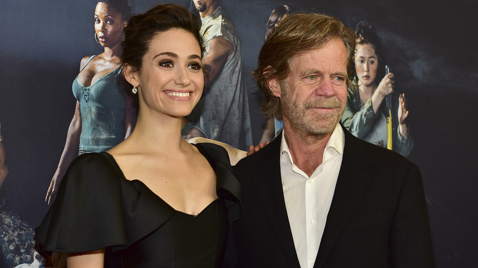 Watch Access Hollywood Interview William H. Macy Addresses Emmy Rossum