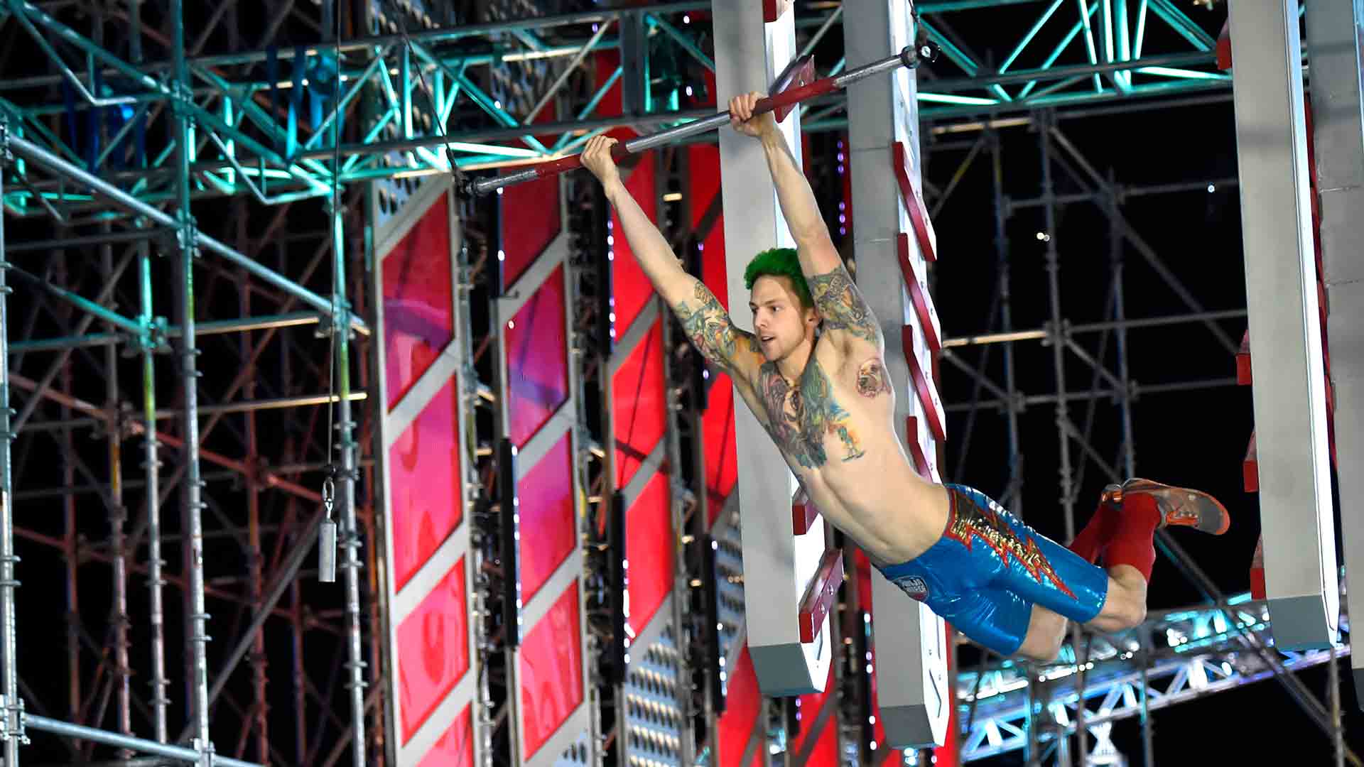 Watch American Ninja Warrior Highlight: Jamie Rahn - Vegas - Stage 2 - NBC....