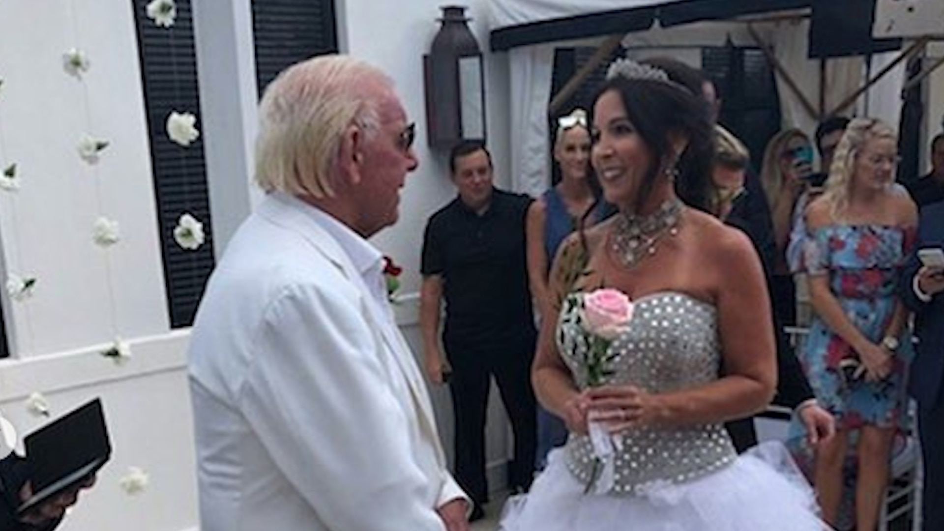 Watch Access Hollywood Interview Ric Flair Marries His Longtime Fiancée 1 Year After Health