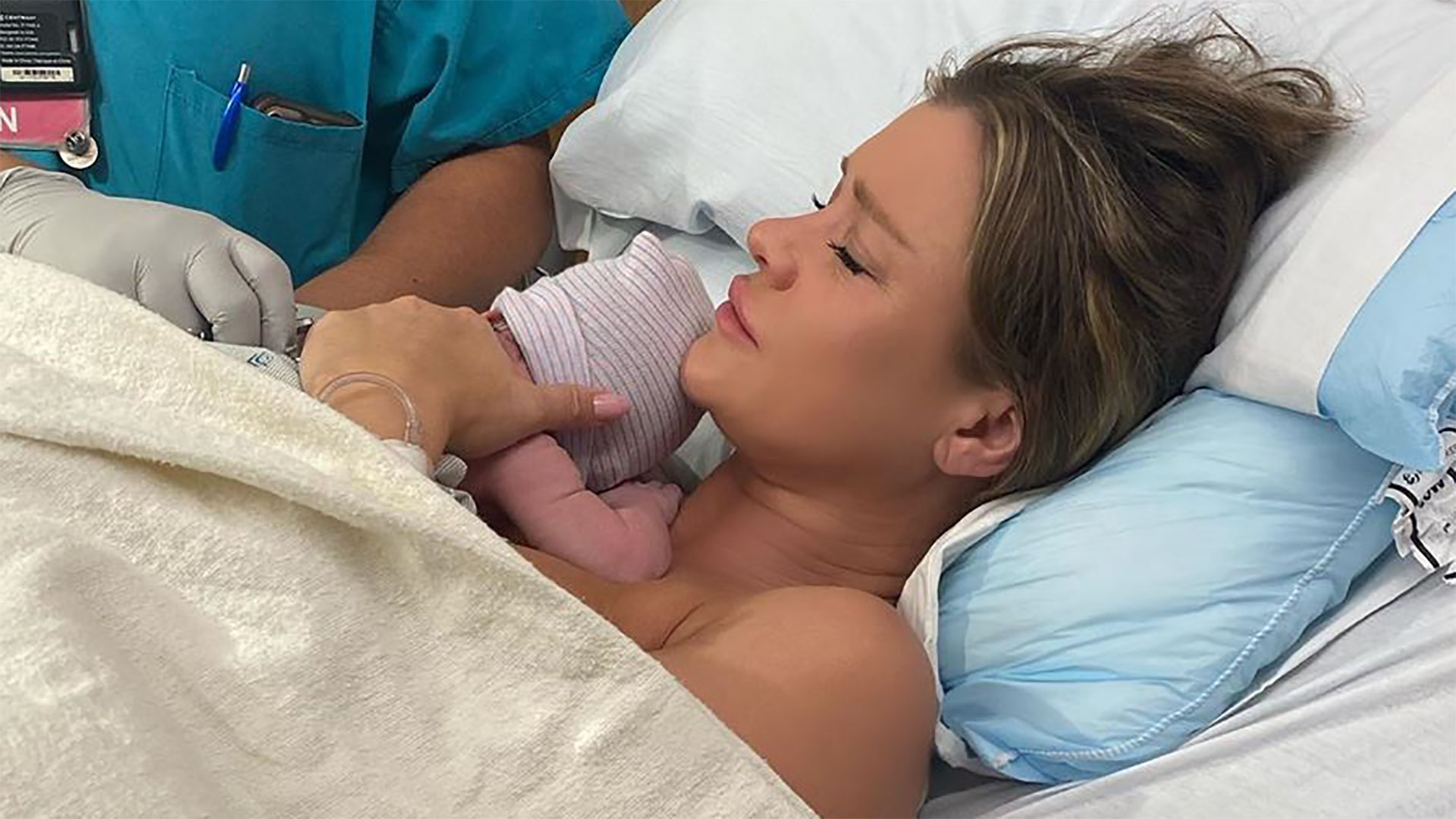 Watch Access Hollywood Interview: Joanna Krupa Welcomes Baby Girl Asha