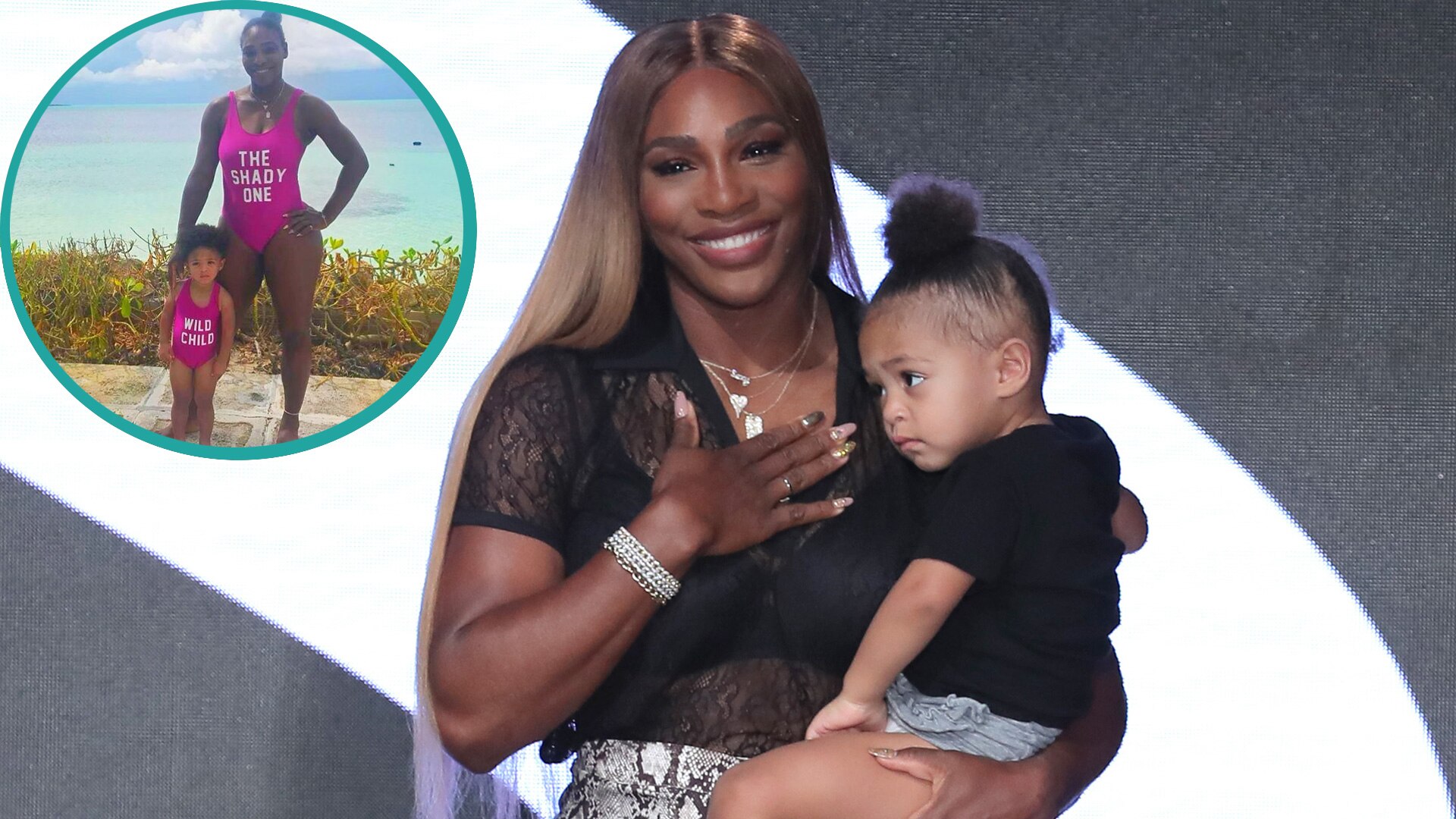Watch Access Hollywood Interview: Serena Williams Makes A Splash With Daughter Olympia On Family ...