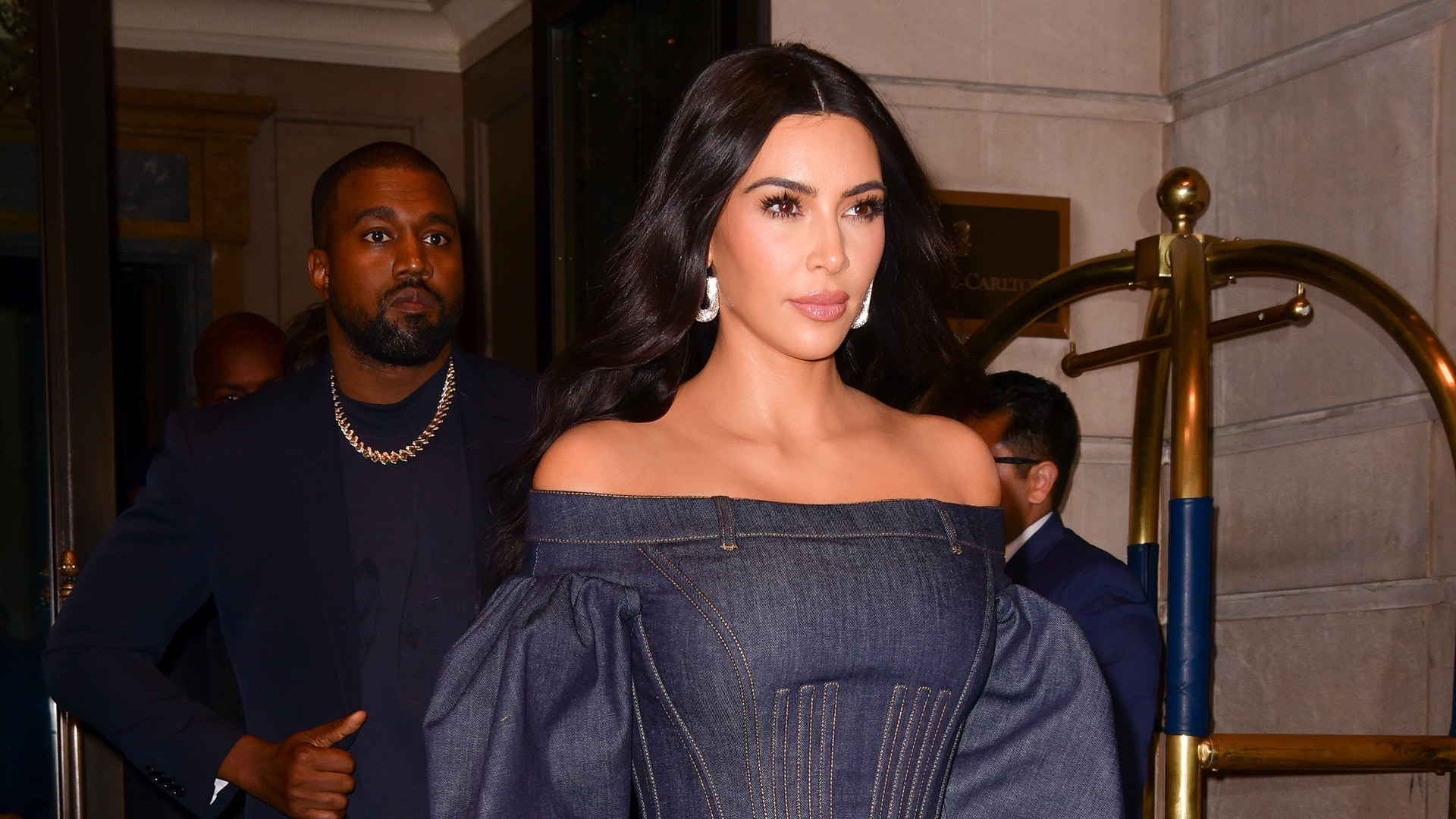 Kim Kardashian Flaunts Her Curves in Skintight Little 
