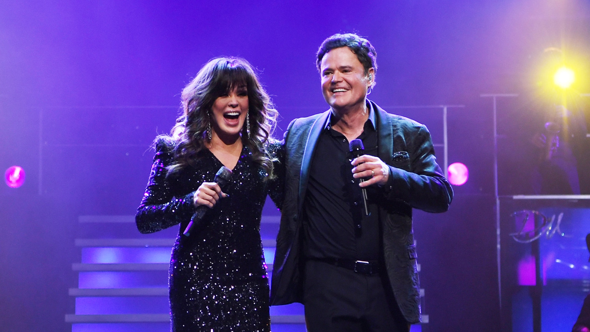Watch Access Hollywood Interview Donny And Marie Osmond Get Emotional