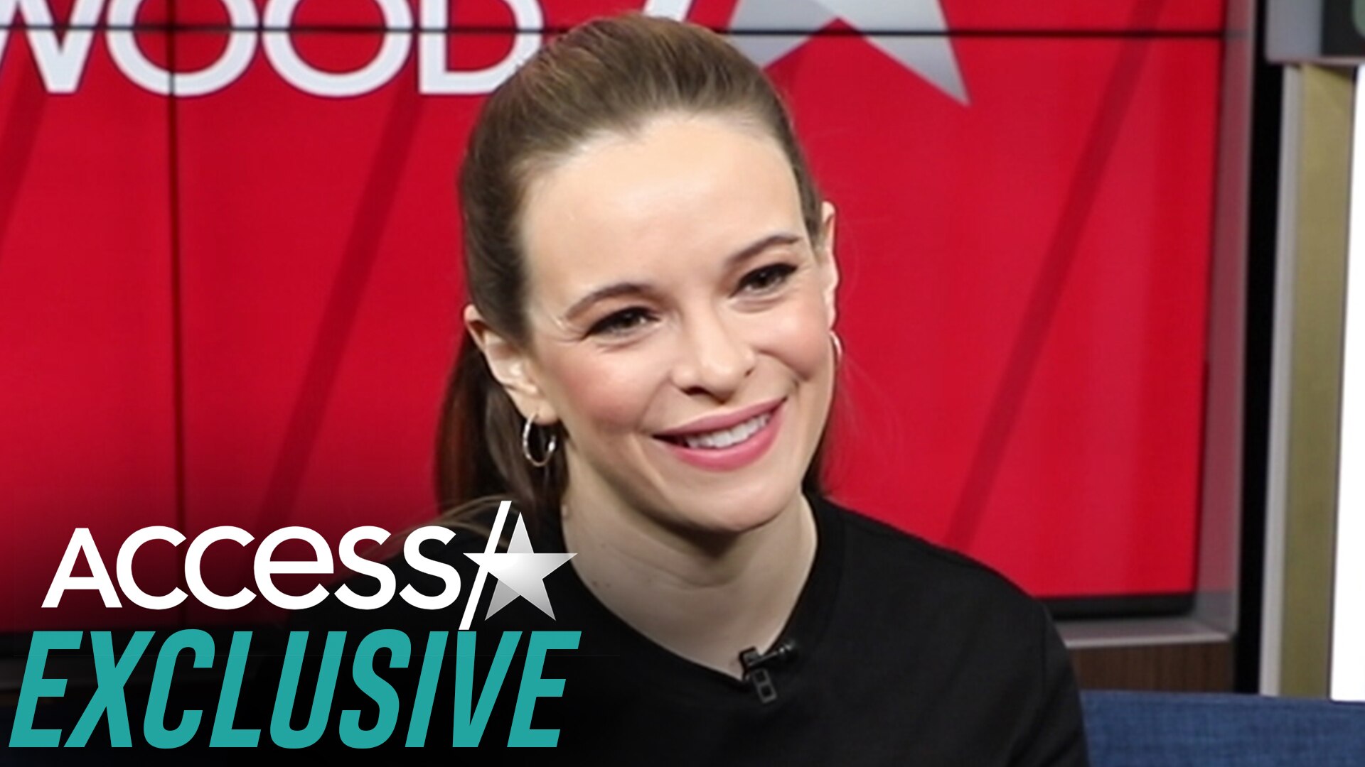 Watch Access Hollywood Interview Danielle Panabaker Why James Bond