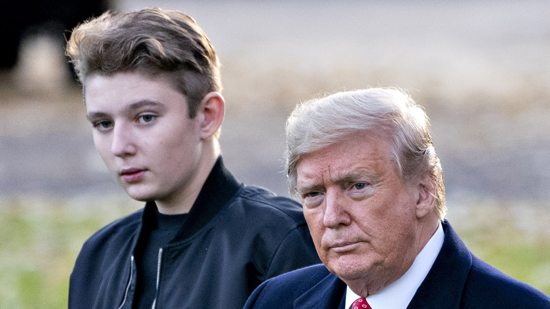 Watch Access Hollywood Interview President Trump's Son Barron Looks So