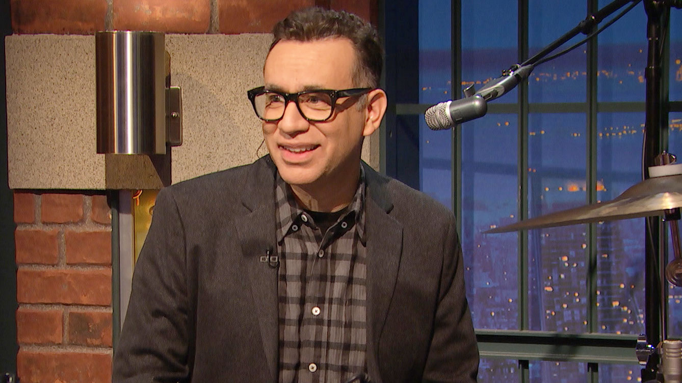 Watch Late Night With Seth Meyers Highlight Fred Armisen Art Aficionado Freedom From Want By 4808
