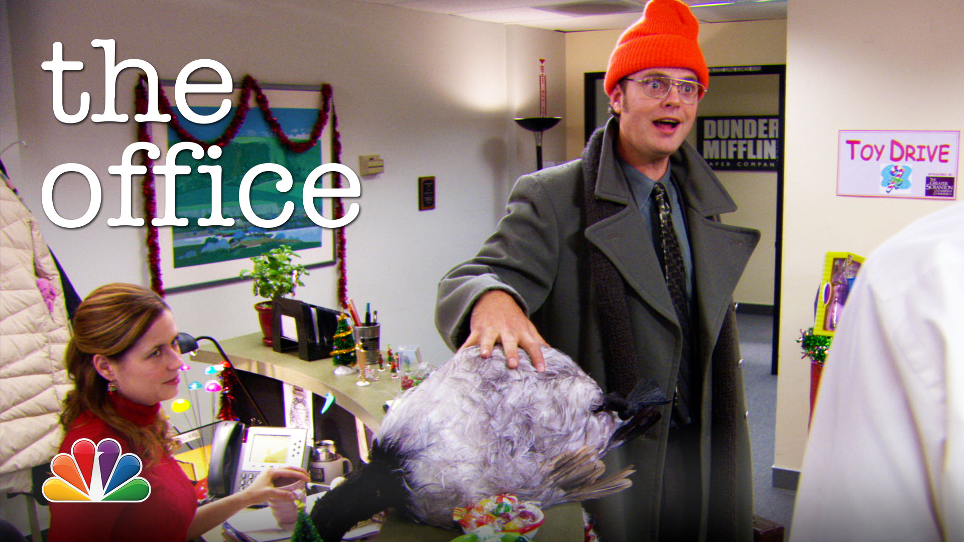 dwight office christmas impish