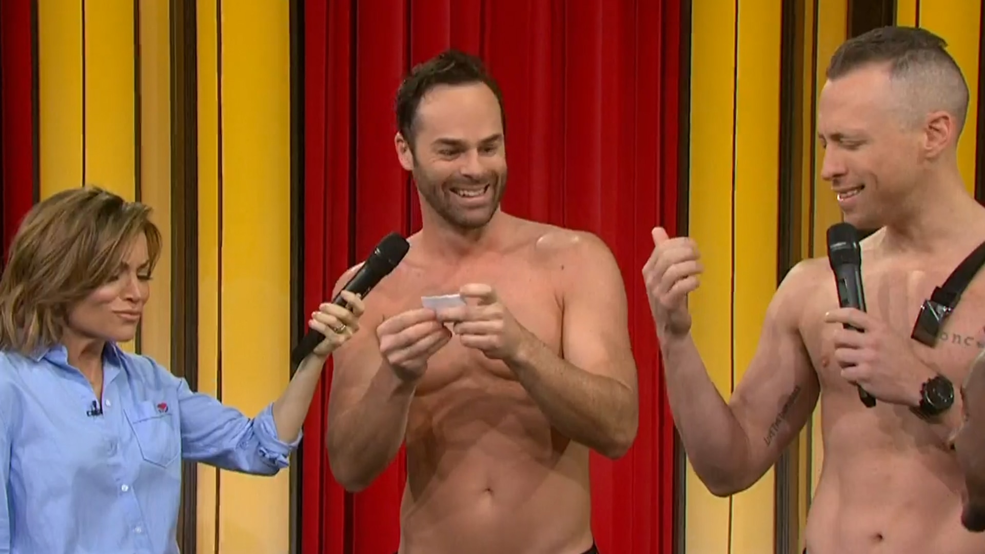 Watch Access Hollywood Interview The Naked Magicians Hilariously Reveal Kit Hoover S Celebrity