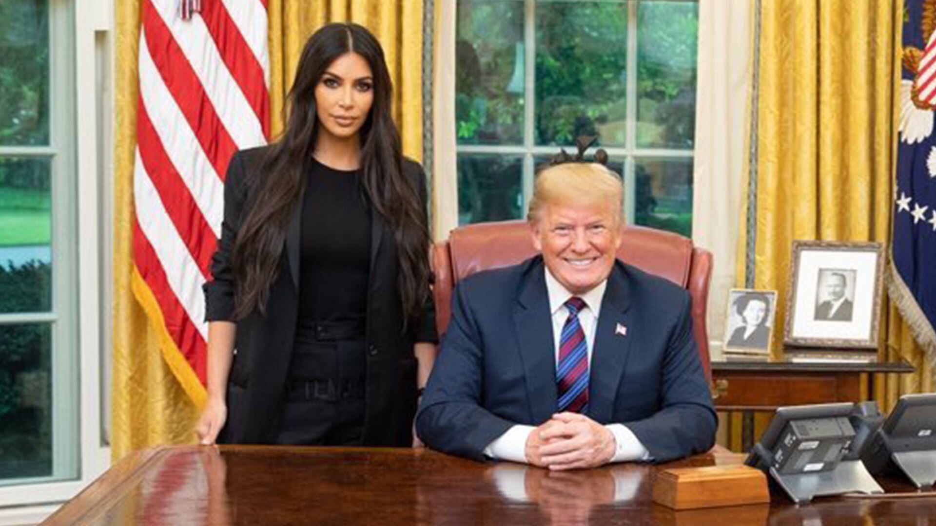 Watch access hollywood interview kim kardashian s meeting with donald