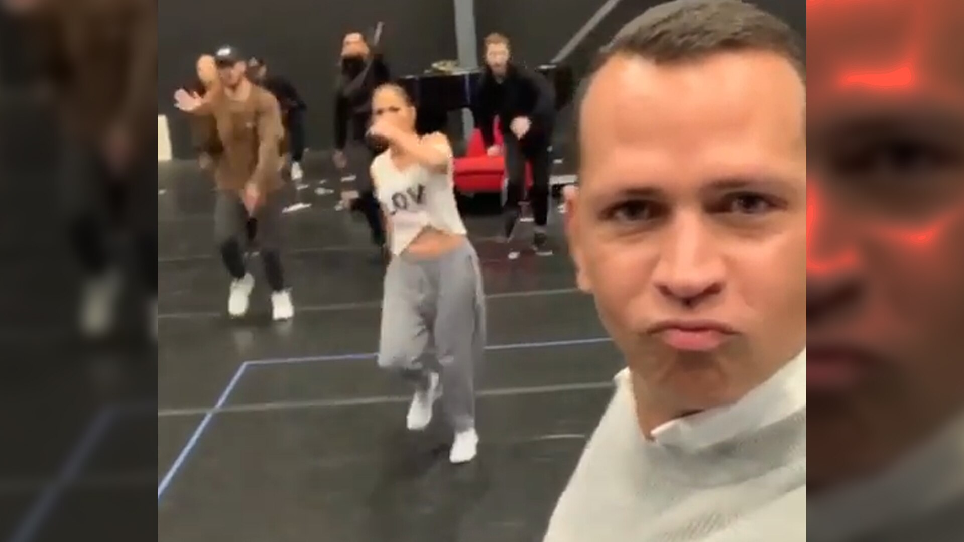 Watch Access Hollywood Interview: Alex Rodriguez Crashes JLo's Rehearsal & Wows With Epic Dad ...