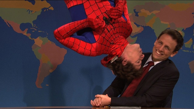 Watch Saturday Night Live Highlight: Weekend Update: Spiderman on Broadway  