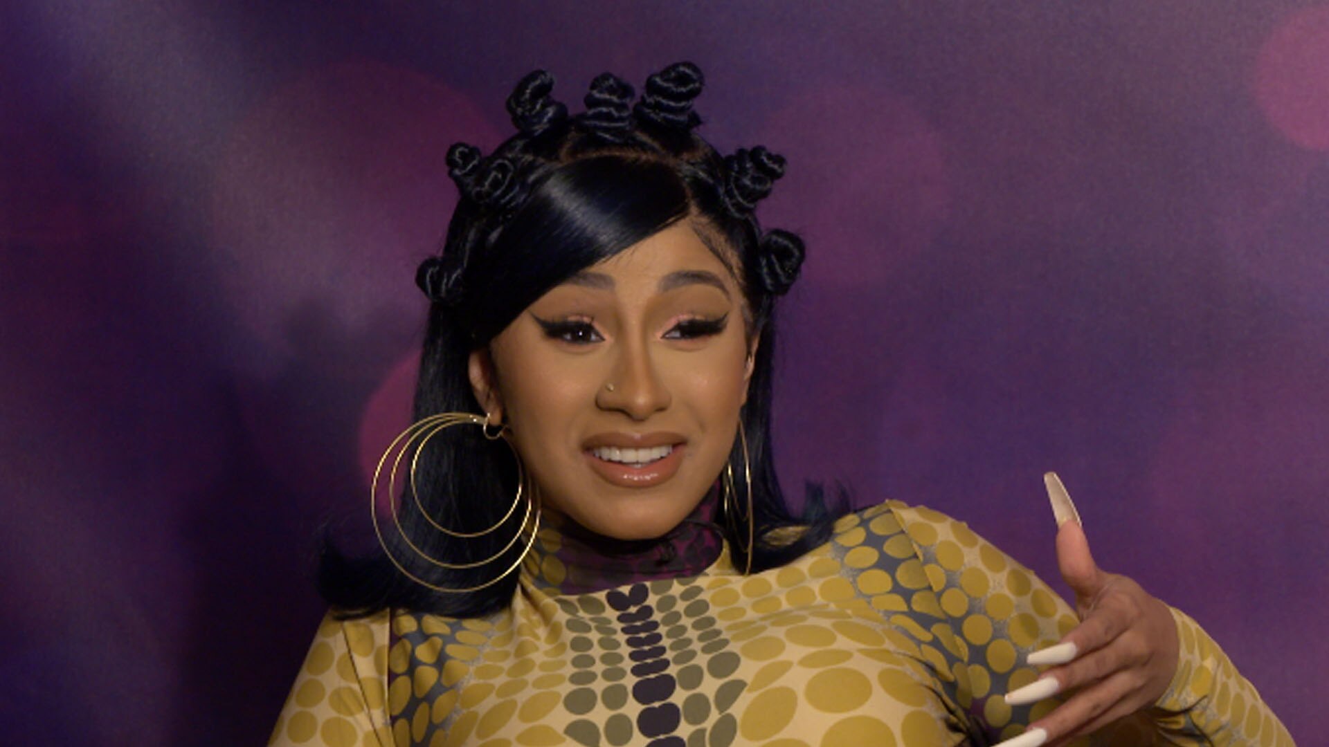 Watch Access Hollywood Interview Cardi B Hilariously Reveals She Was 