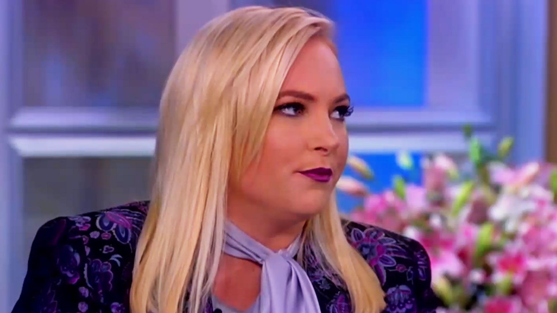 Watch Access Hollywood Interview Meghan Mccain Storms Off The View After Fight Over Trump