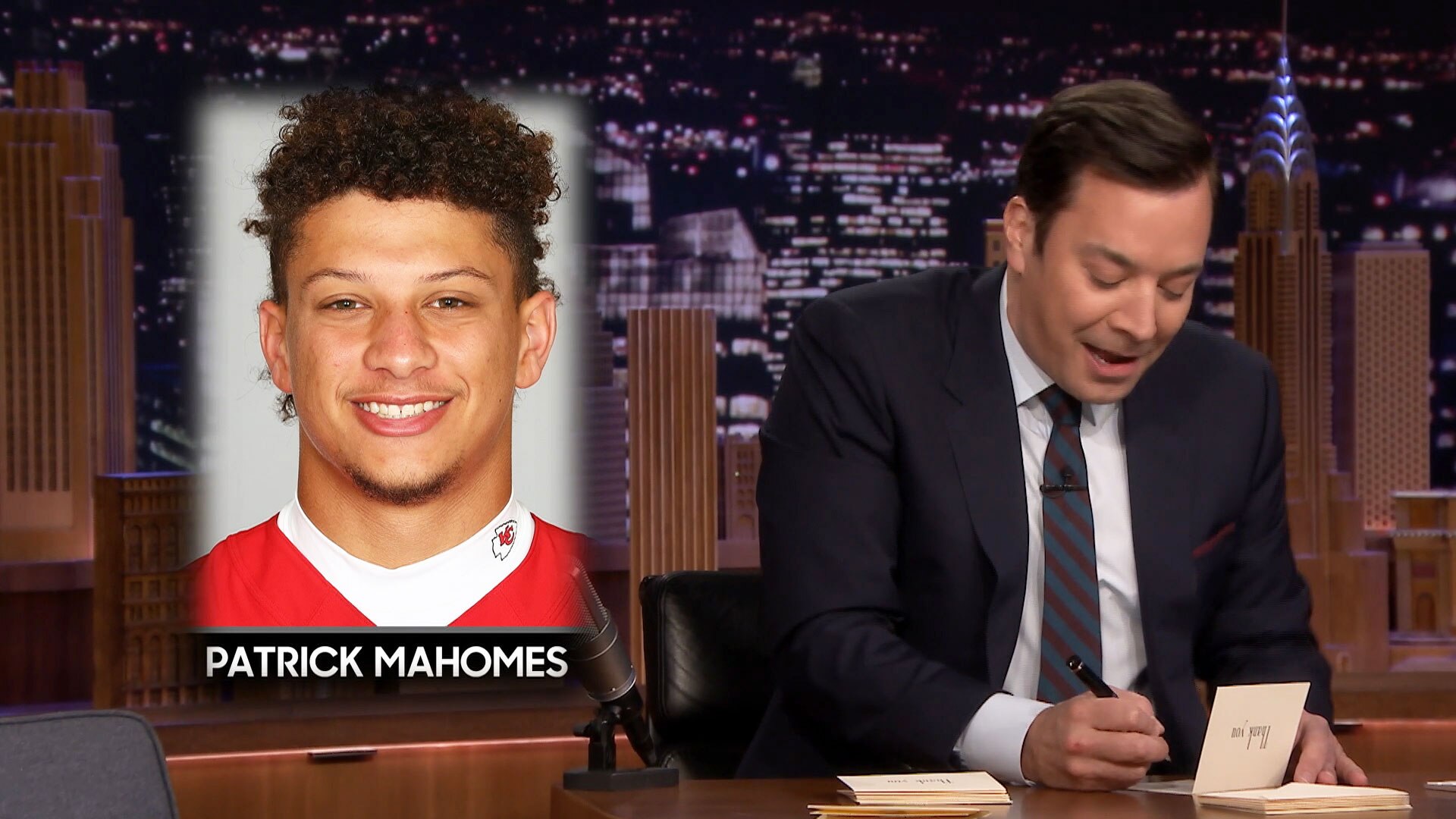 Watch The Tonight Show Starring Jimmy Fallon Highlight: Thank You Notes: Patrick Mahomes, Hot ...