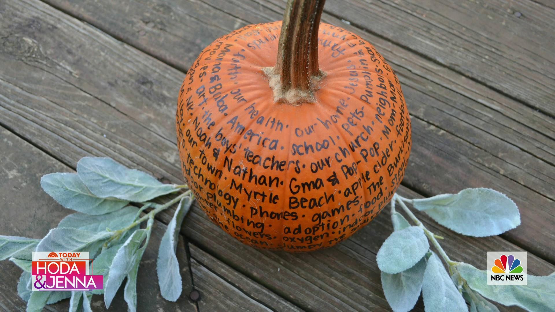 Watch Today Highlight Hoda And Jenna Show Gratitude With Thankful Pumpkins Nbc Com