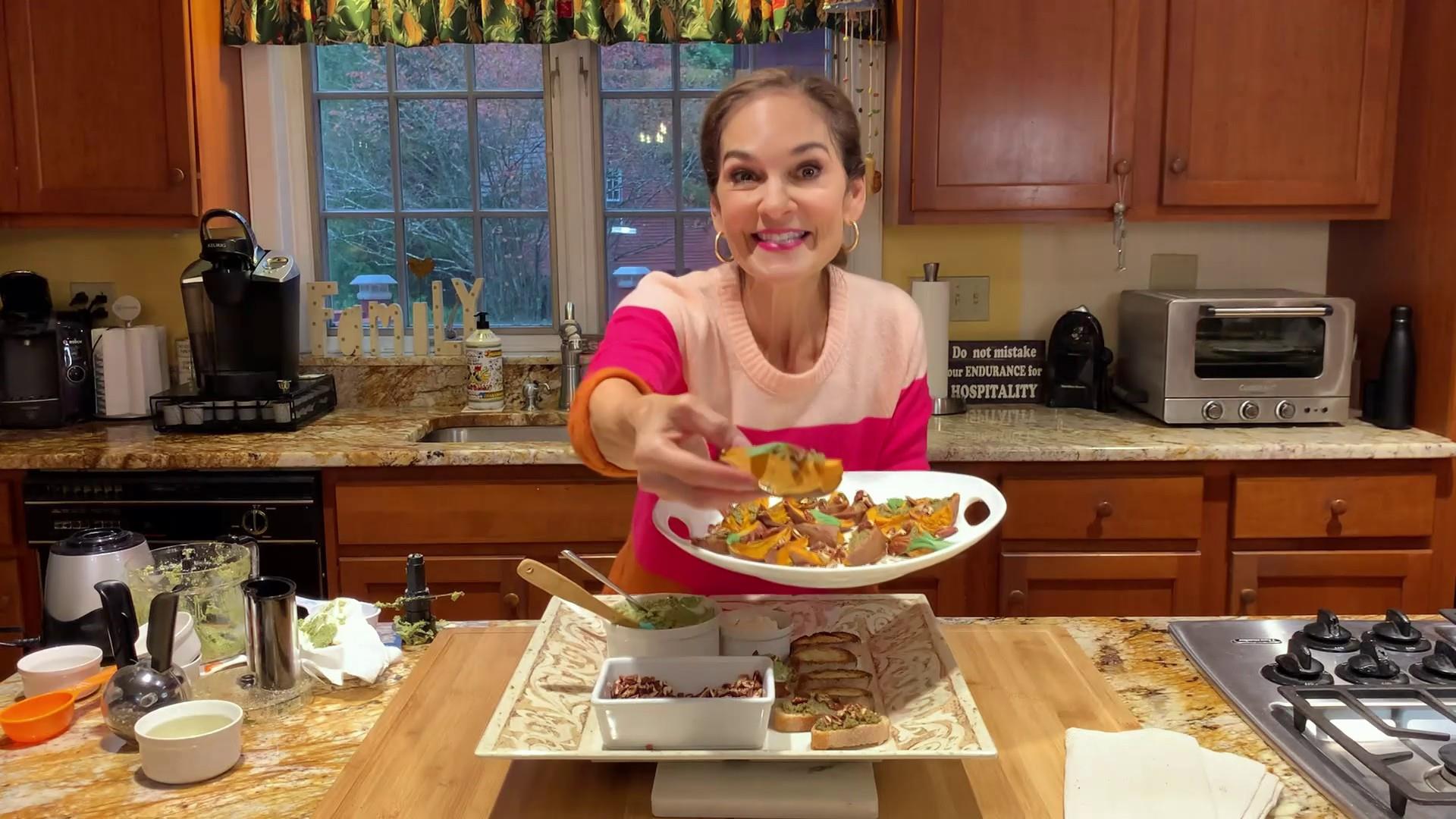 Watch TODAY Highlight: Make Joy Bauer’s pecan pesto and chocolate