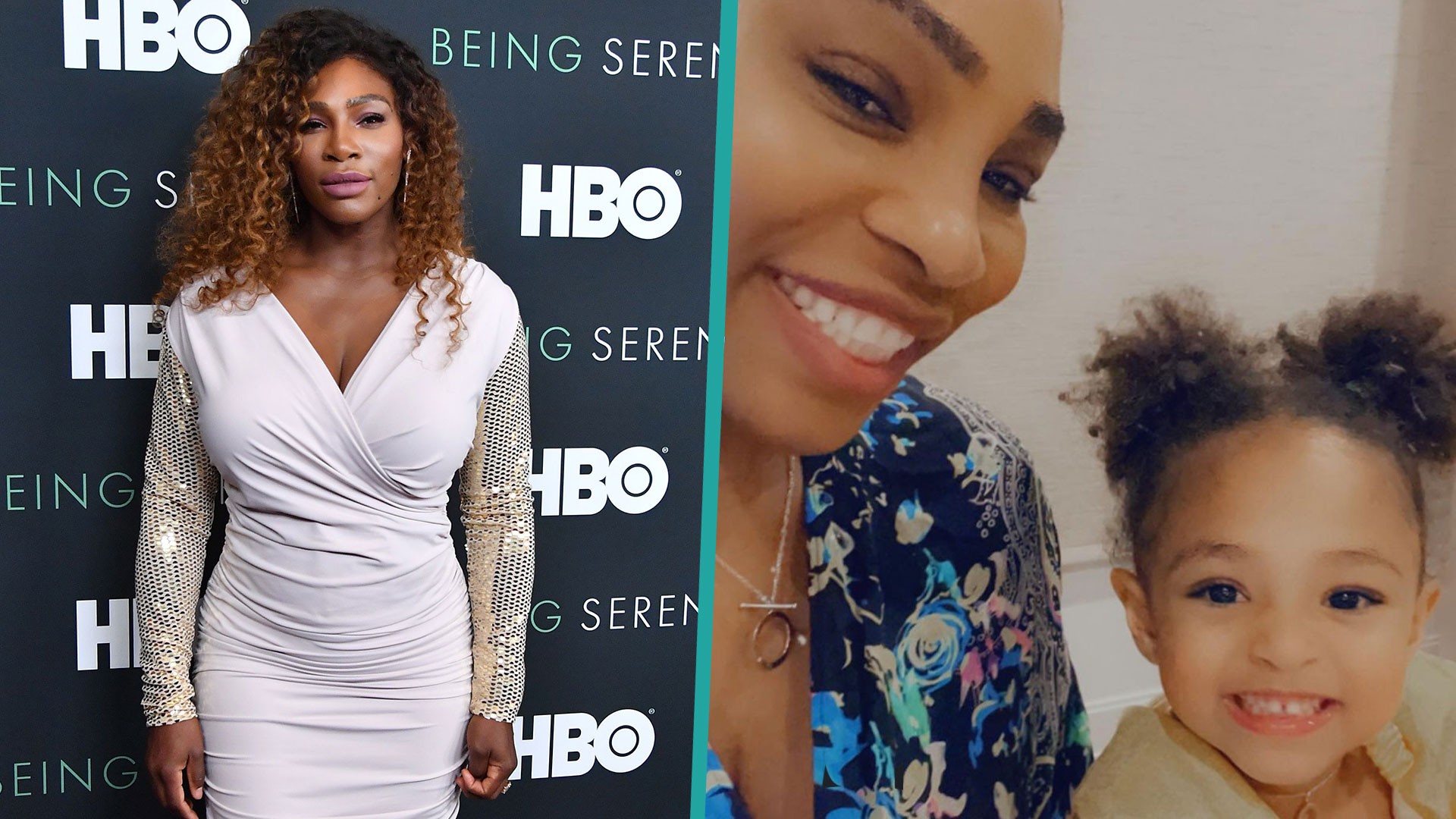 Watch Access Hollywood Interview: Serena Williams & Daughter Olympia Sport Matching Grins In ...
