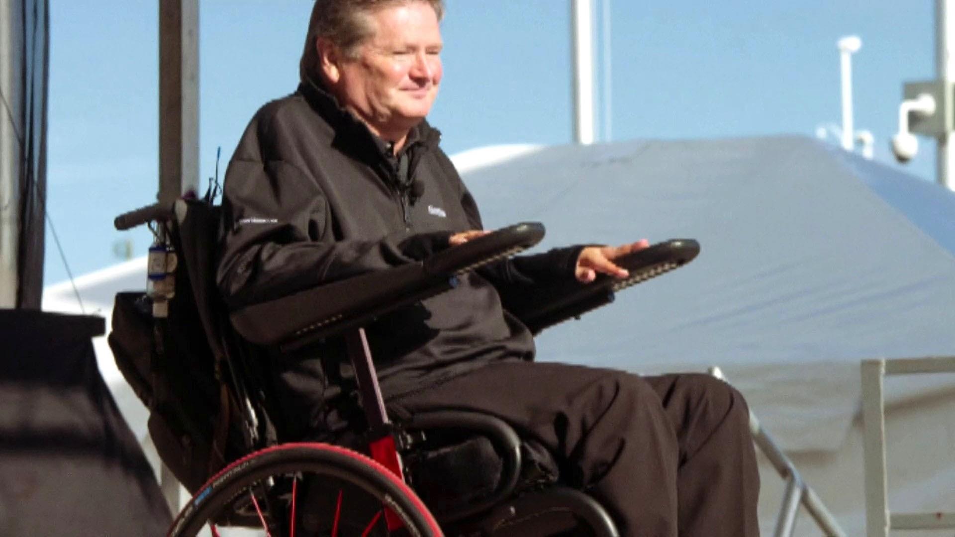 Watch TODAY Highlight How paralyzed race car driver Sam