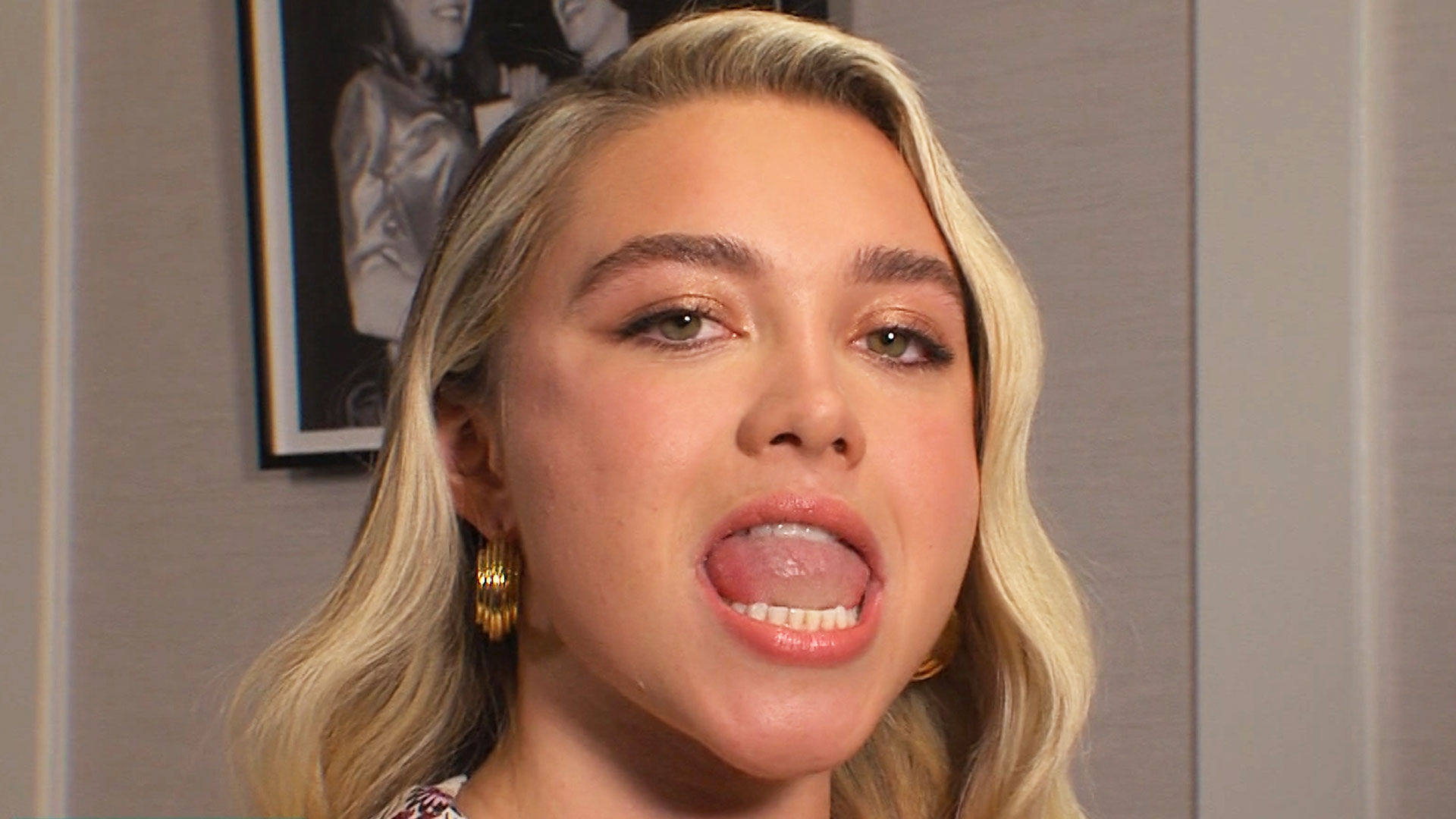 Watch Access Hollywood interview 'Florence Pugh Shows Off Her Secret T...