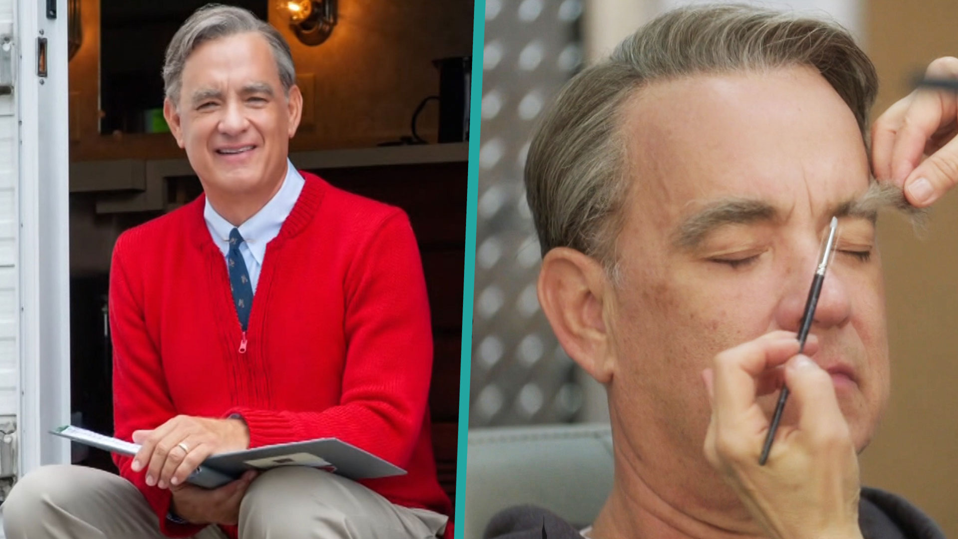 Watch Access Hollywood Interview How Tom Hanks Transformed Into Mr. Rogers For 'A Beautiful Day