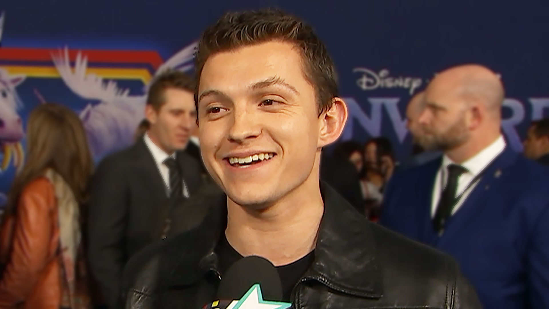 Watch Access Hollywood Interview Tom Holland Reacts To The 'Back To