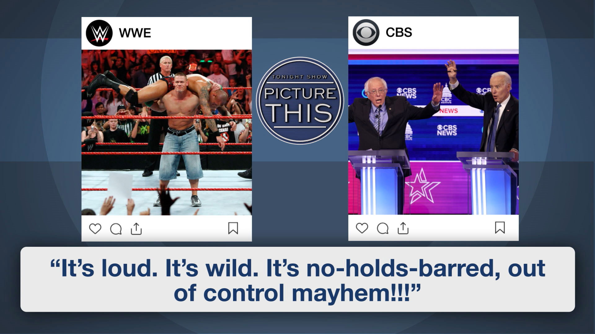 Watch The Tonight Show Starring Jimmy Fallon Highlight Picture This WWE, CBS