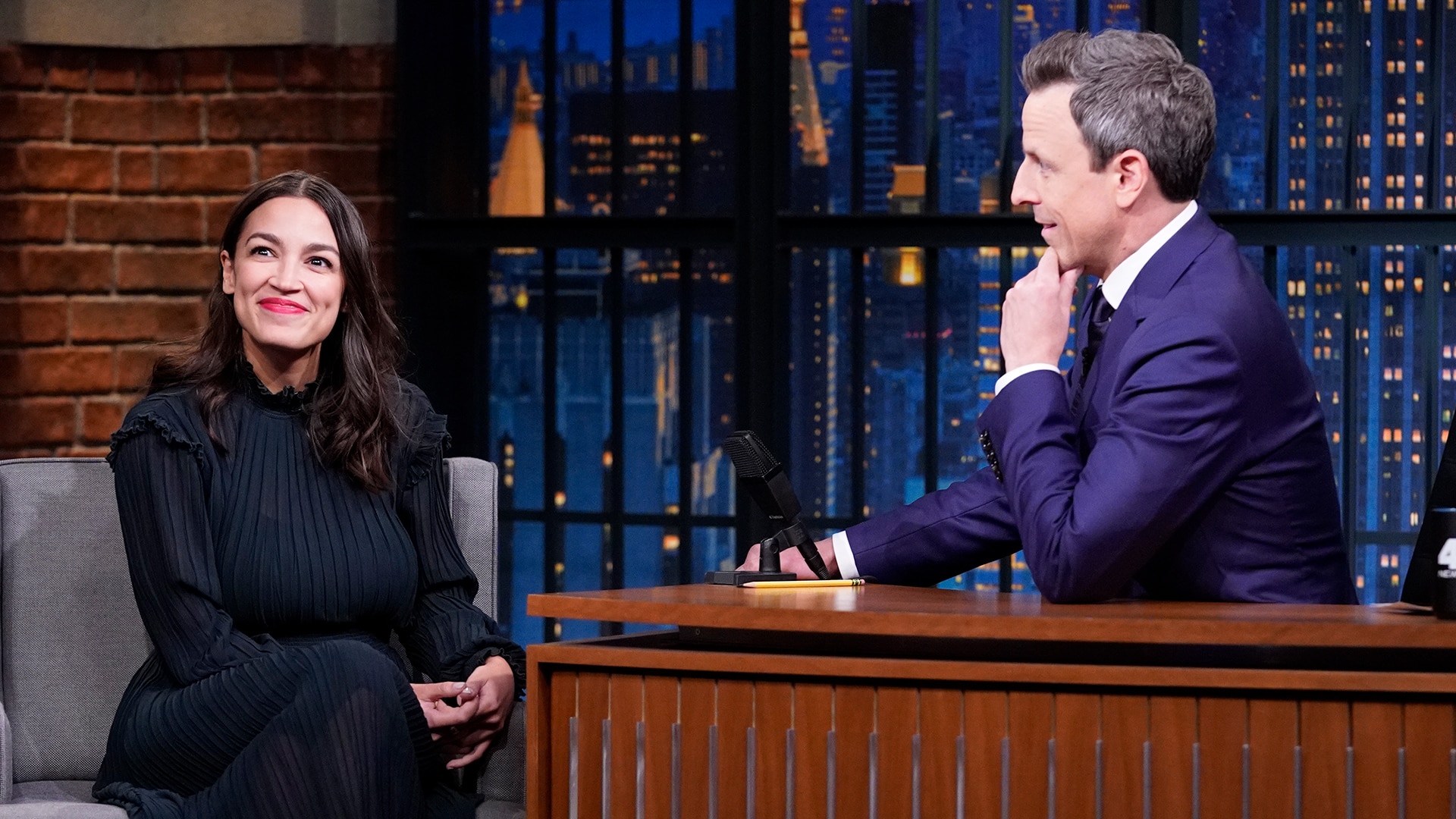 Seth meyers alexandria ocasio cortez Clearance