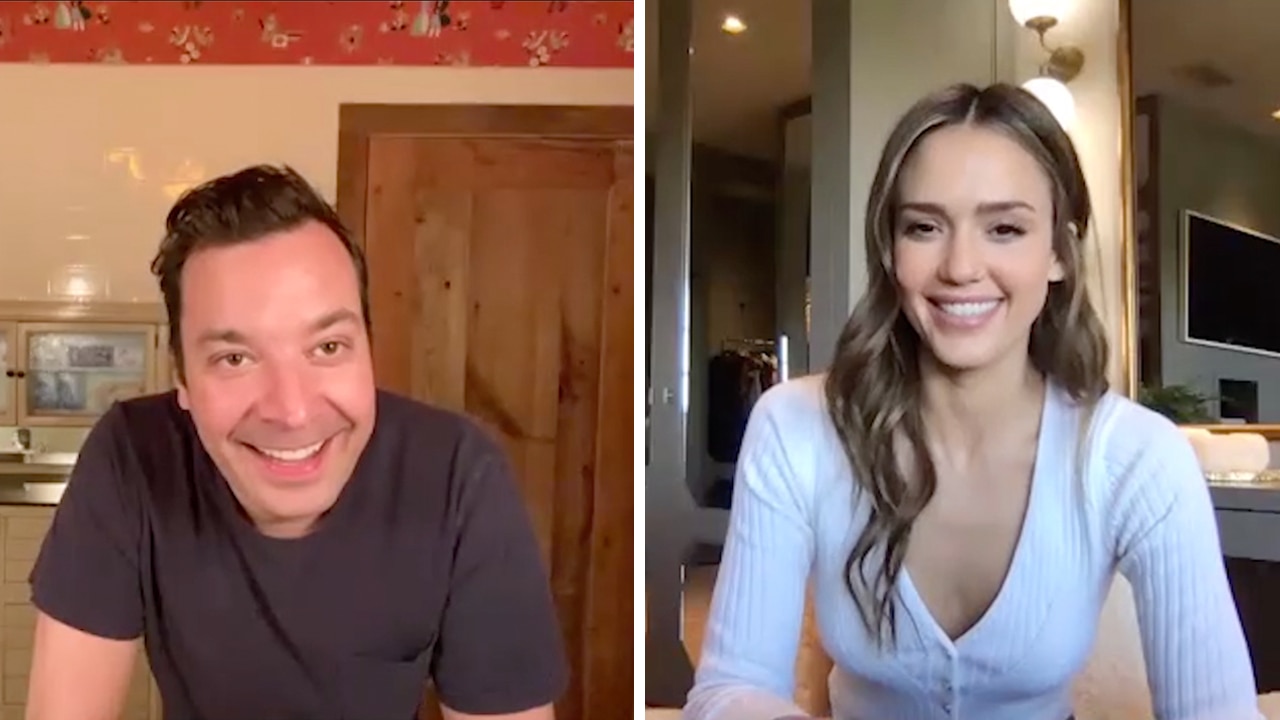 Watch The Tonight Show Starring Jimmy Fallon Interview Jessica Alba's(00)