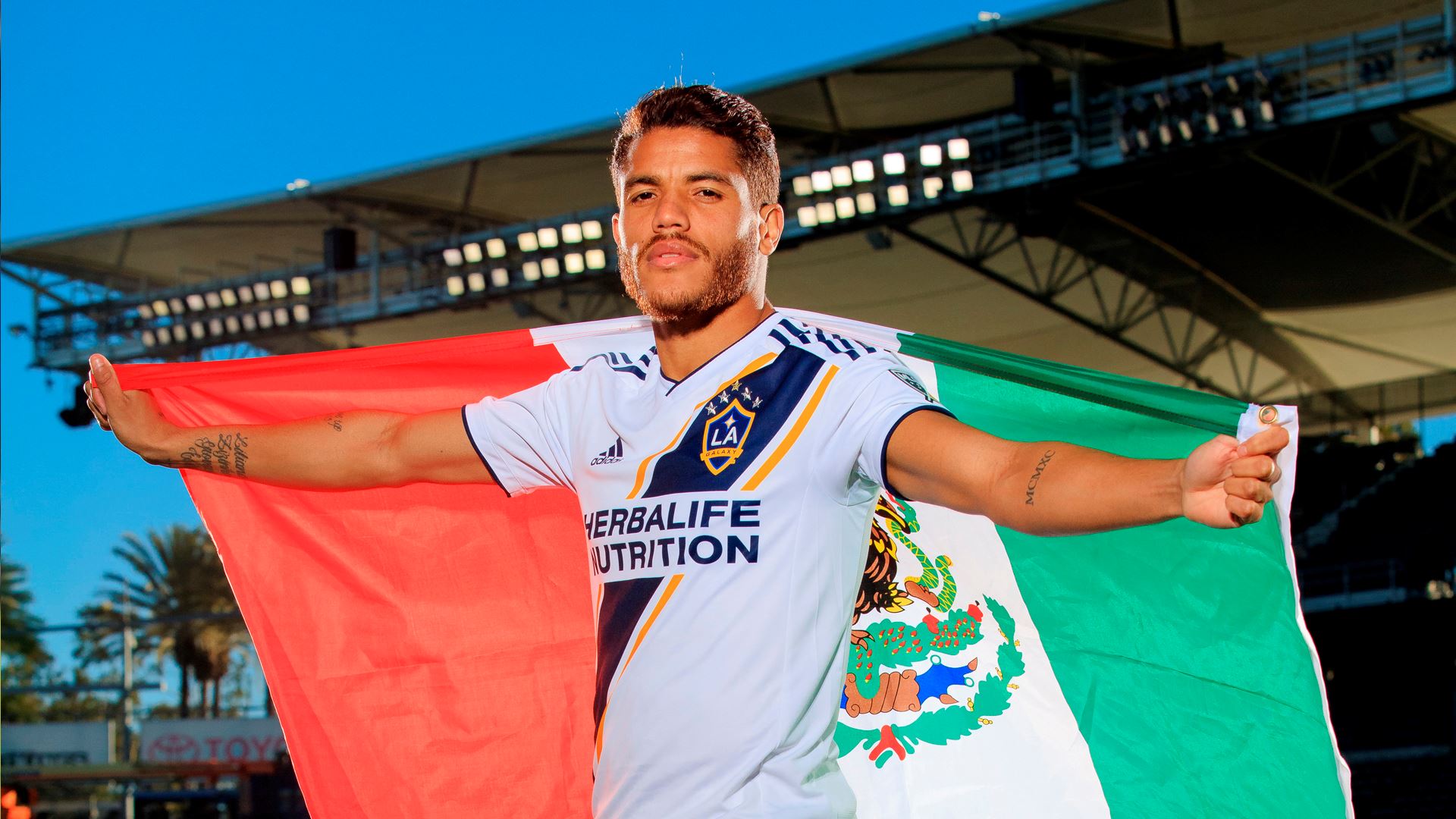 Jonathan dos Santos nunca pierde la alegría.