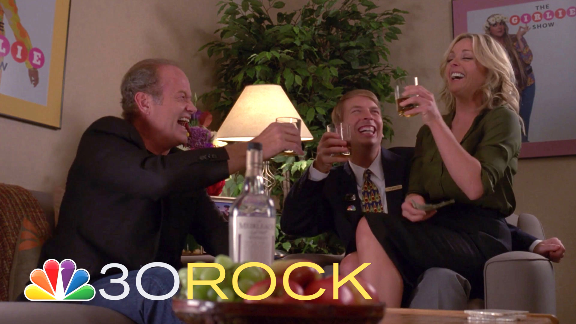 Watch 30 Rock Web Exclusive Kelsey Grammer Goes In On A Con With Kenneth And Jenna 30 Rock 