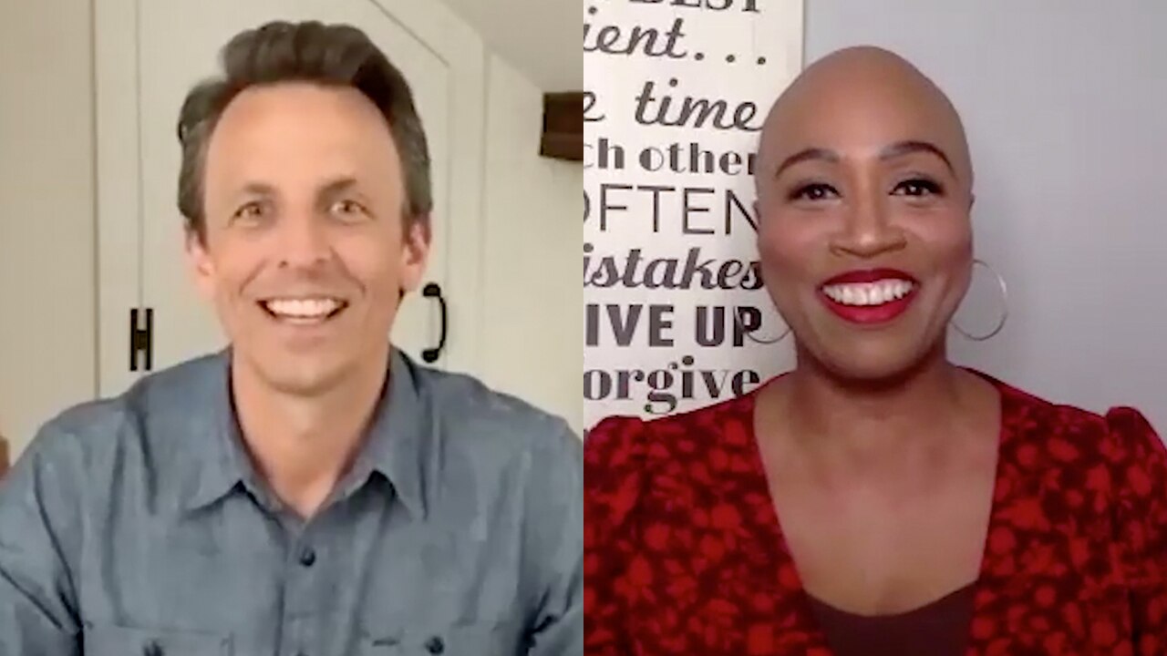Watch Late Night with Seth Meyers Interview: Rep. Ayanna Pressley Takes