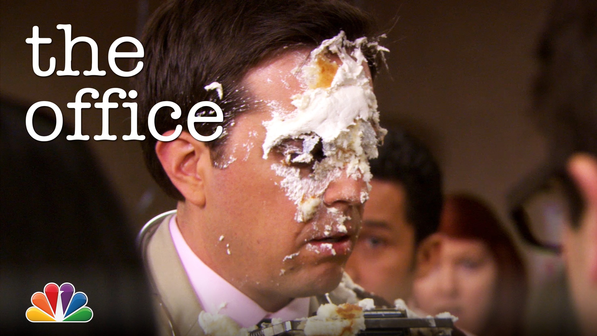 Watch The Office Web Exclusive Erin Throws Cake at Andy