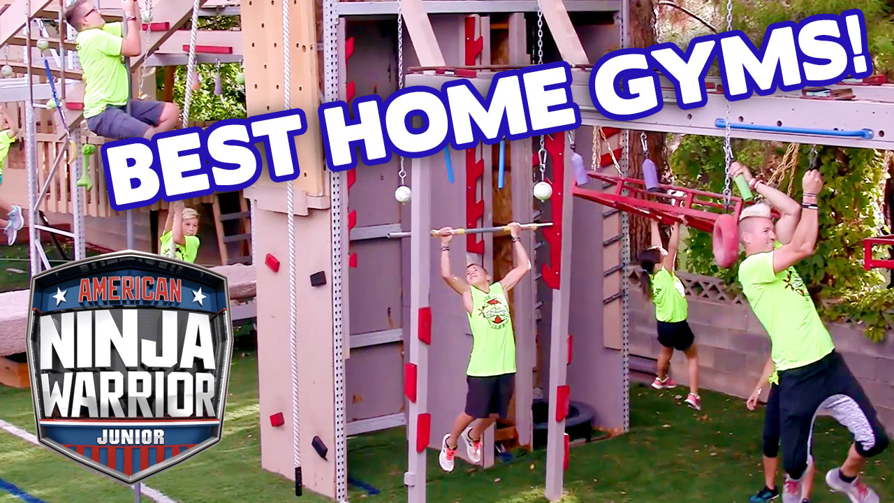 Watch American Ninja Warrior Junior Highlight Top DIY Home Ninja Gyms