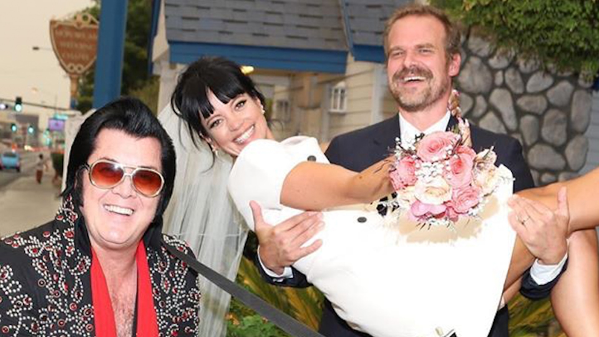 Watch Access Hollywood Interview: David Harbour & Lily Allen Share