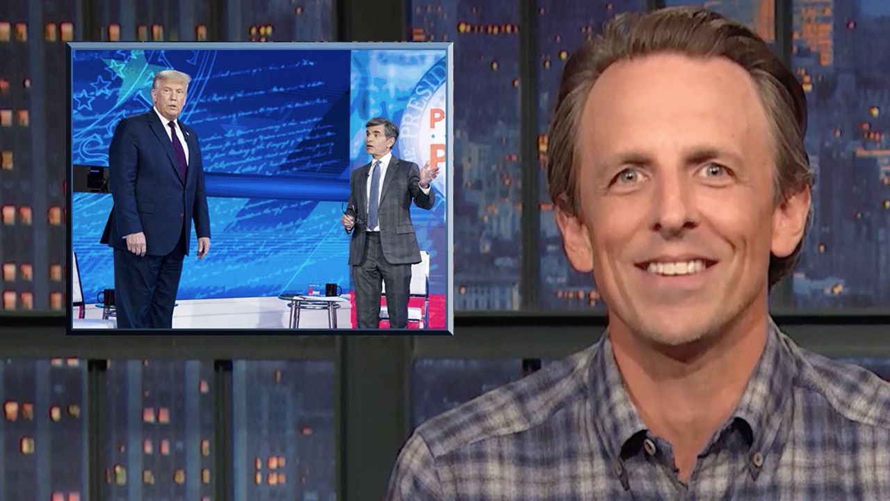Watch Late Night with Seth Meyers Highlight Trump's ABC Town Hall Was