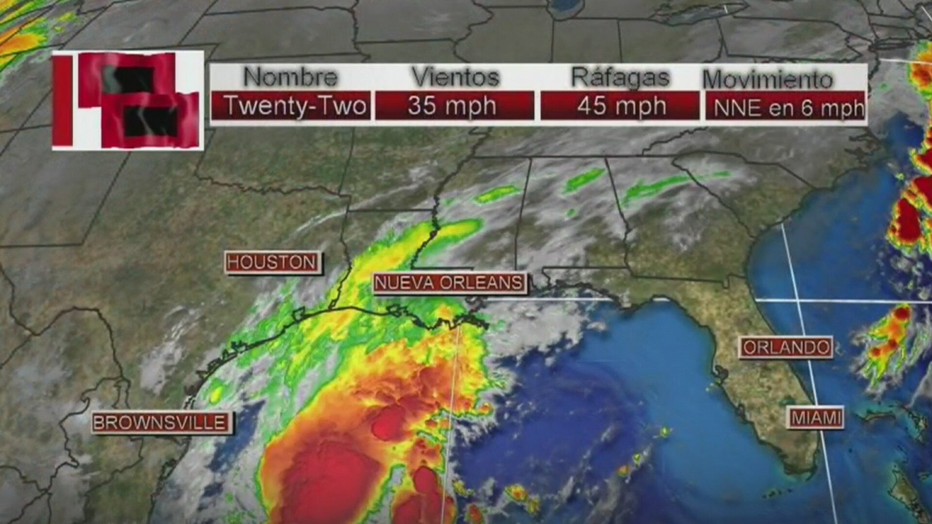 Watch Noticias Telemundo Mediodía Highlight Nueva depresión tropical