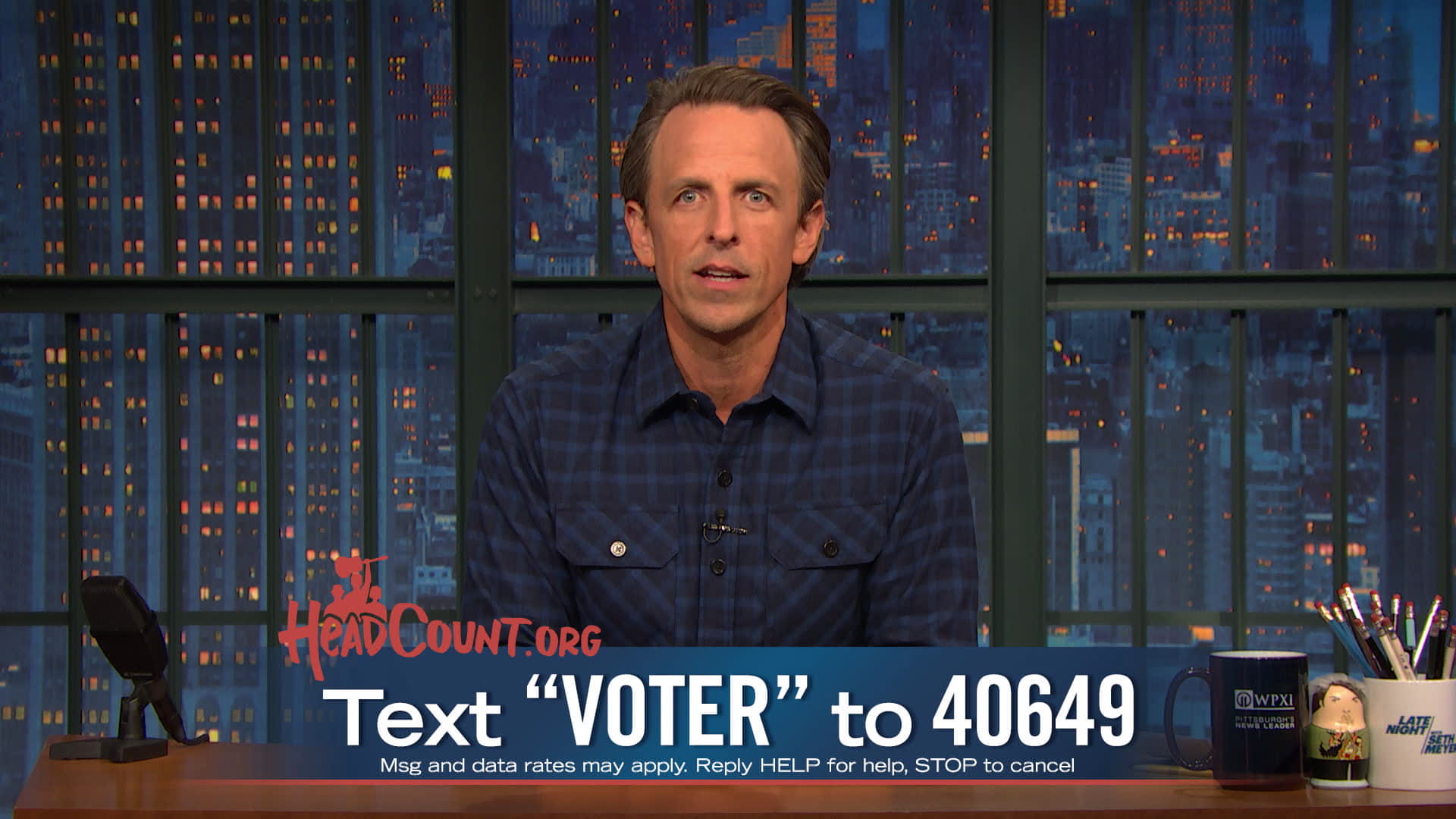 Watch Late Night with Seth Meyers Highlight: Seth Meyers Wants You to Register to Vote for the